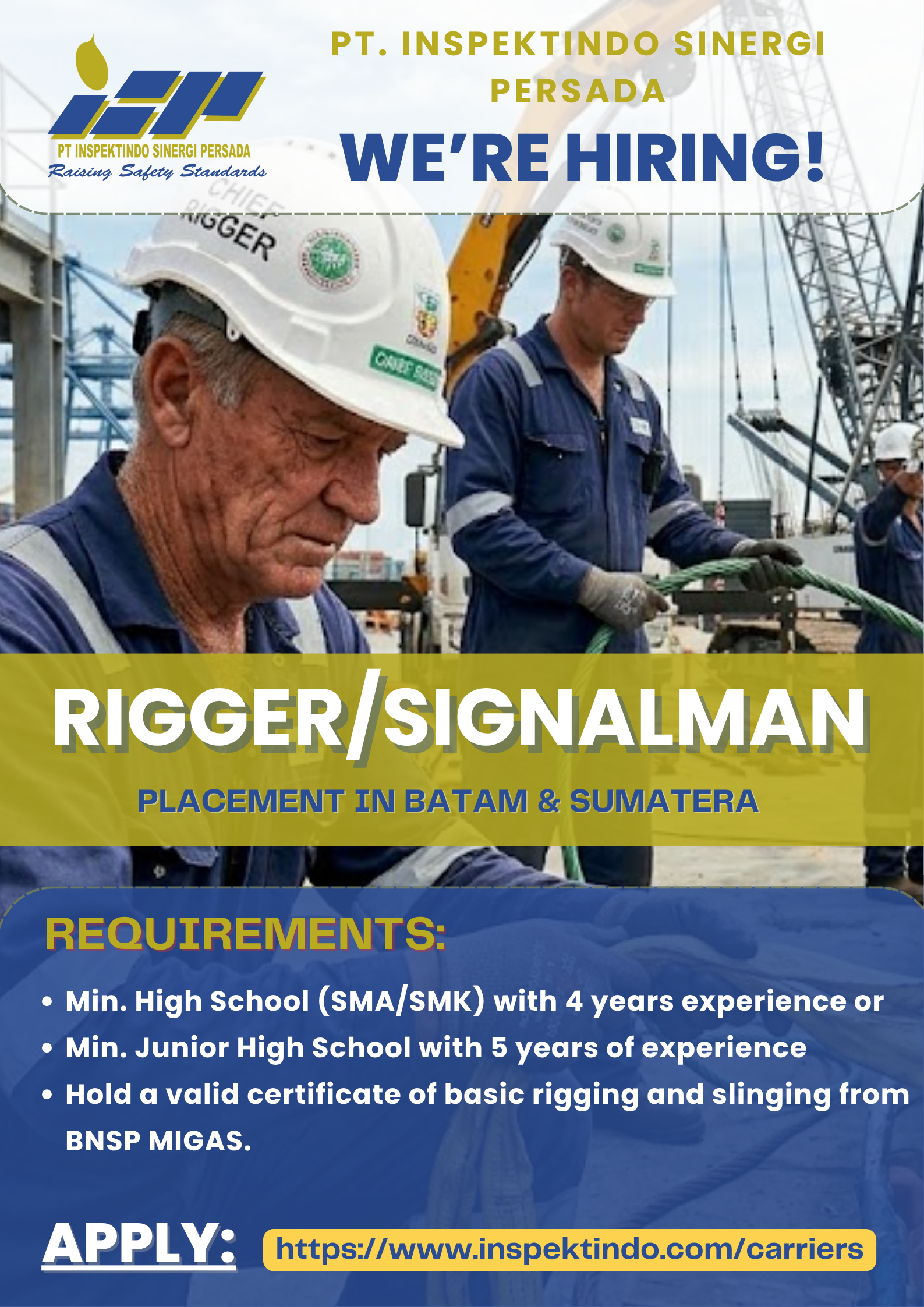 RIGGER/SIGNALMAN